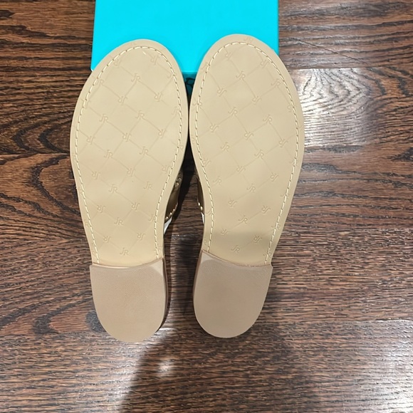 NWT Jack Rogers Westhampton Sandals Gold 6 - Picture 4 of 4